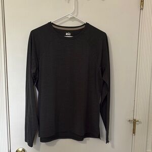 REI Women’s Charcoal Long Sleeve Tee